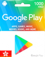 Подарочная карта Google Play 1000 гонконгских долларов (Гонконг)