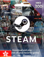 Подарочная карта Steam 300 гонконгских долларов (Гонконг)