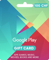 Подарочная карта Google Play 100 швейцарских франков (Швейцария)