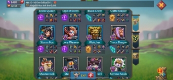 Аккаунты Lords Mobile (Количество силы: 493.000.000) 