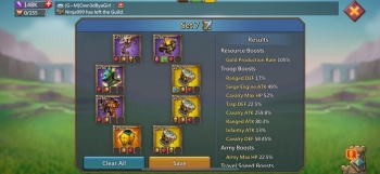 Аккаунты Lords Mobile (Количество силы: 493.000.000) 