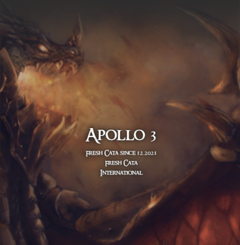 Рандом персонажи Apollo-wow.com Apollo 3 cataclysm от 355 илвл от 5 персонажей