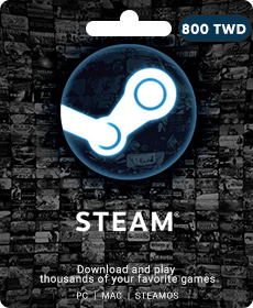 Подарочная карта Steam 800 новых тайваньских долларов (Тайвань)