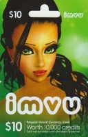 IMVU : Подарочная карта IMVU 10 долларов