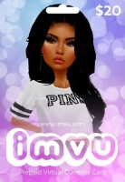 IMVU : Подарочная карта IMVU 20 долларов США