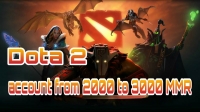 Рандомный аккаунт : DOTA 2  | от 2000 до 3000 рейтинга 