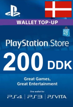 Подарочная карта PlayStation Network 200 датских крон (Дания)