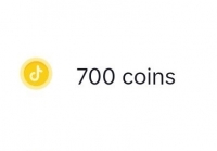 TikTok : 700 монет