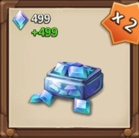 Castle Clash: Правитель мира  :  499 бриллиантов